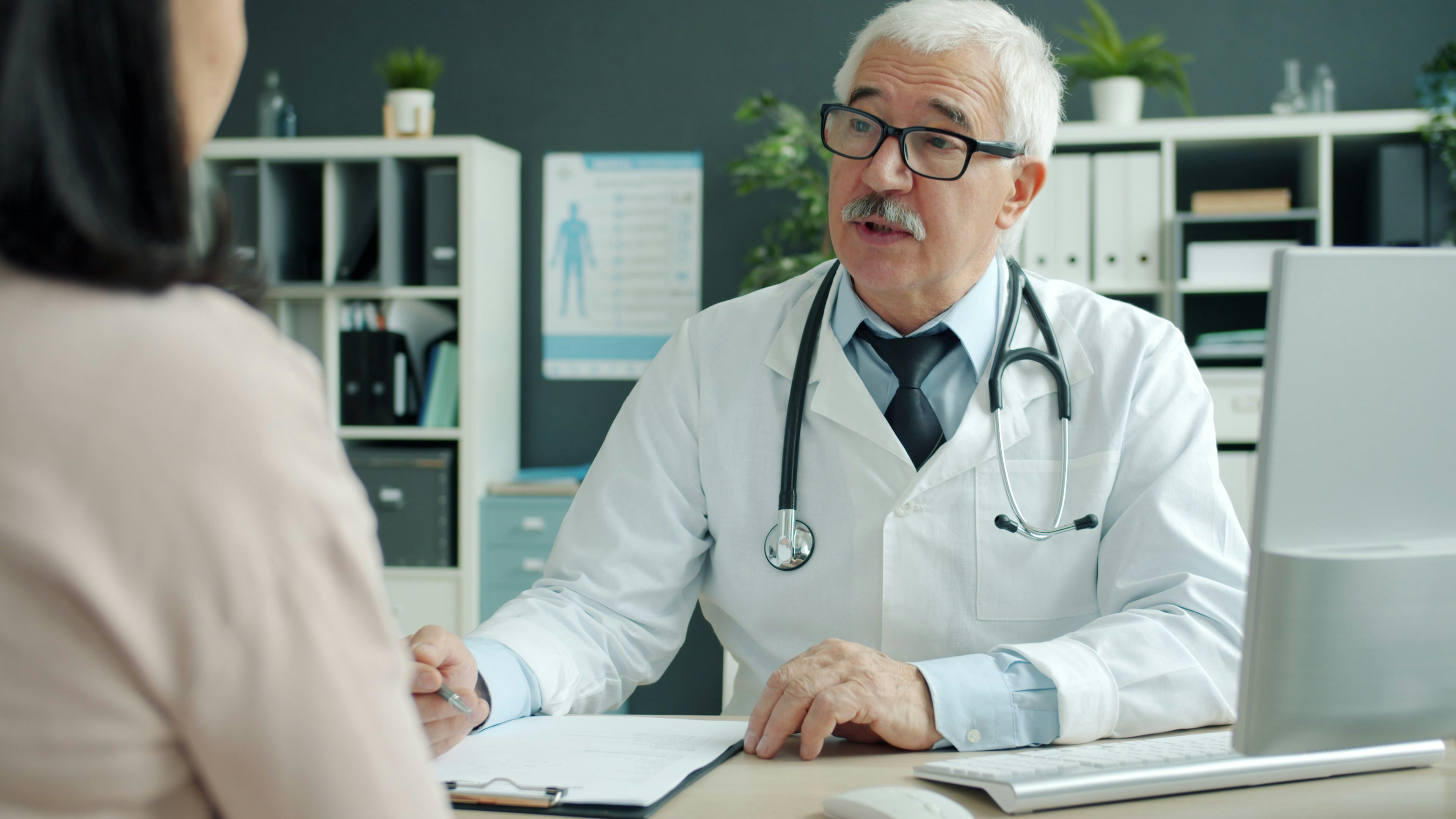 Medical device sales professional in the field